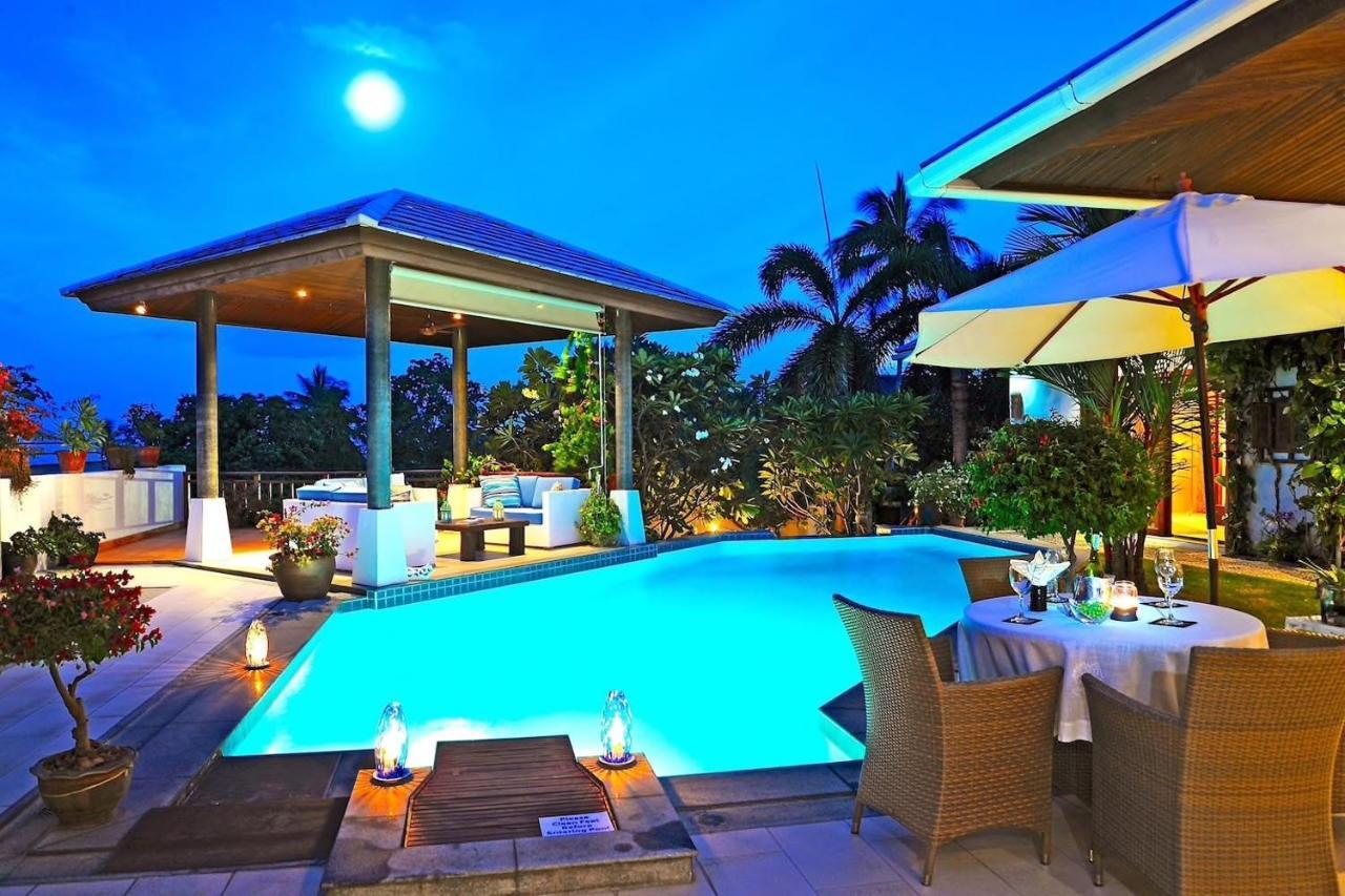 Samui Blu, Villa With Private Pool Choeng Mon Exteriér fotografie